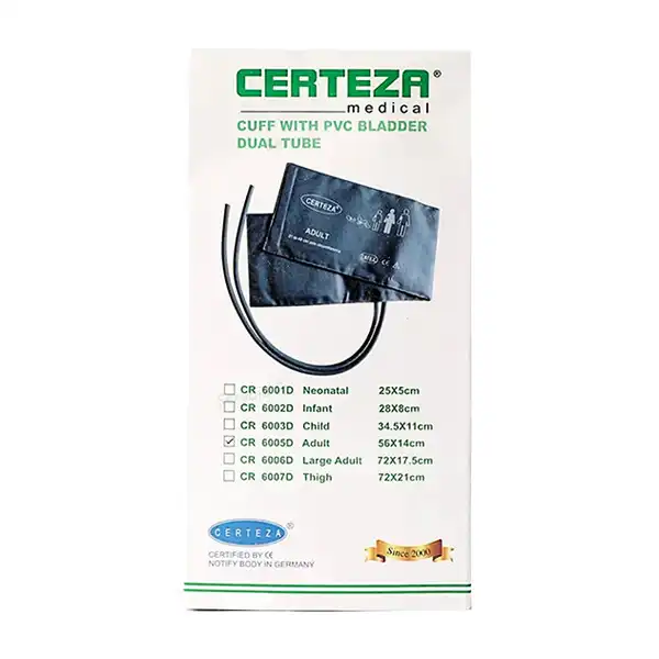 Certeza CR-6005 Replacement Cuff and Bladder – Professional Grade BP Apparatus Spare Part